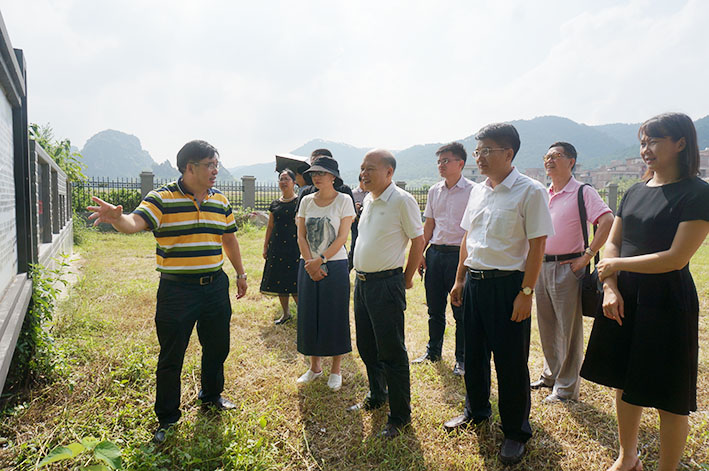 省文物局局长龙家有调研我市文物保护利用工作