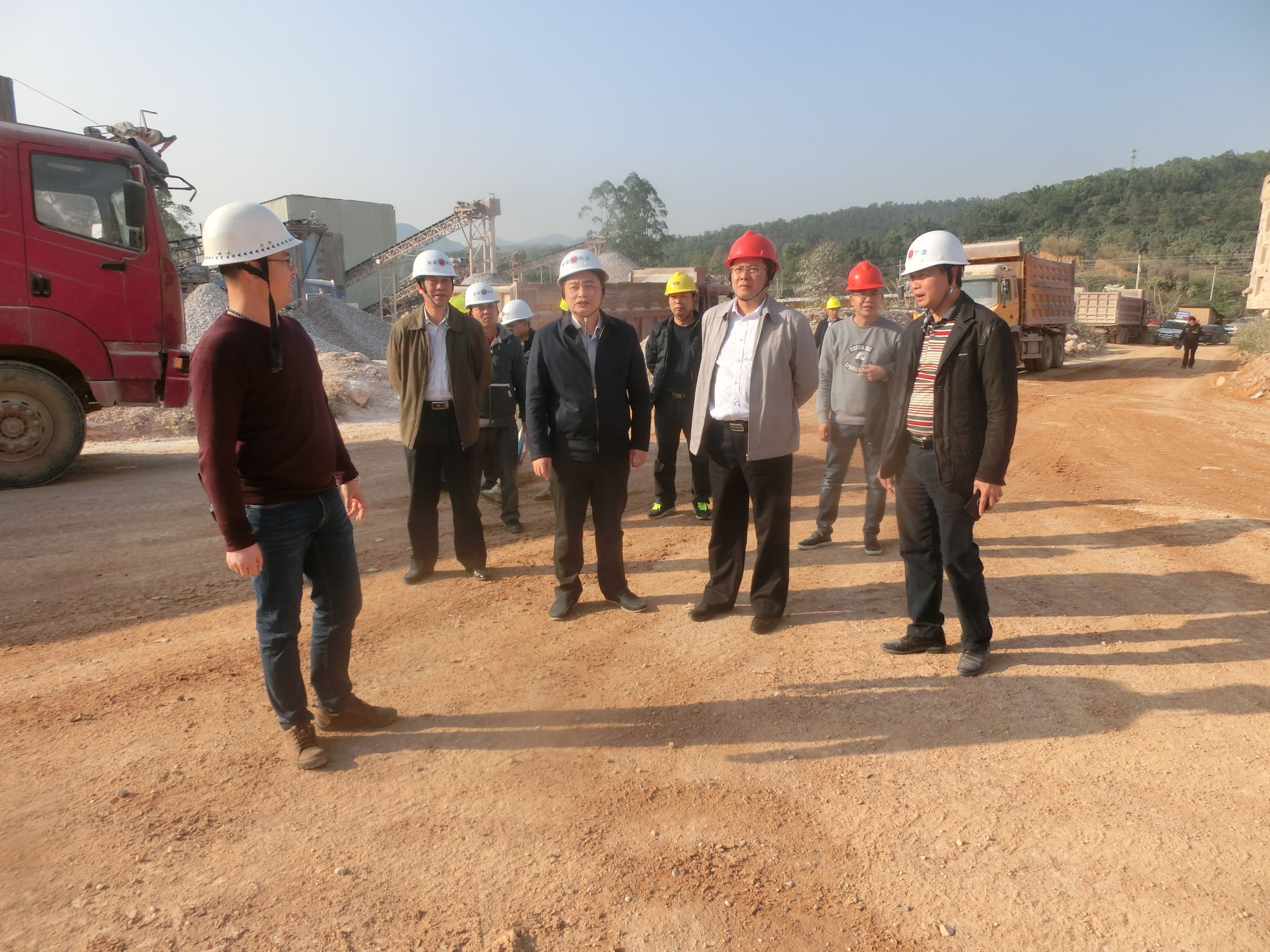 副市长郭伟旋到金鸡镇开展安全生产大检查