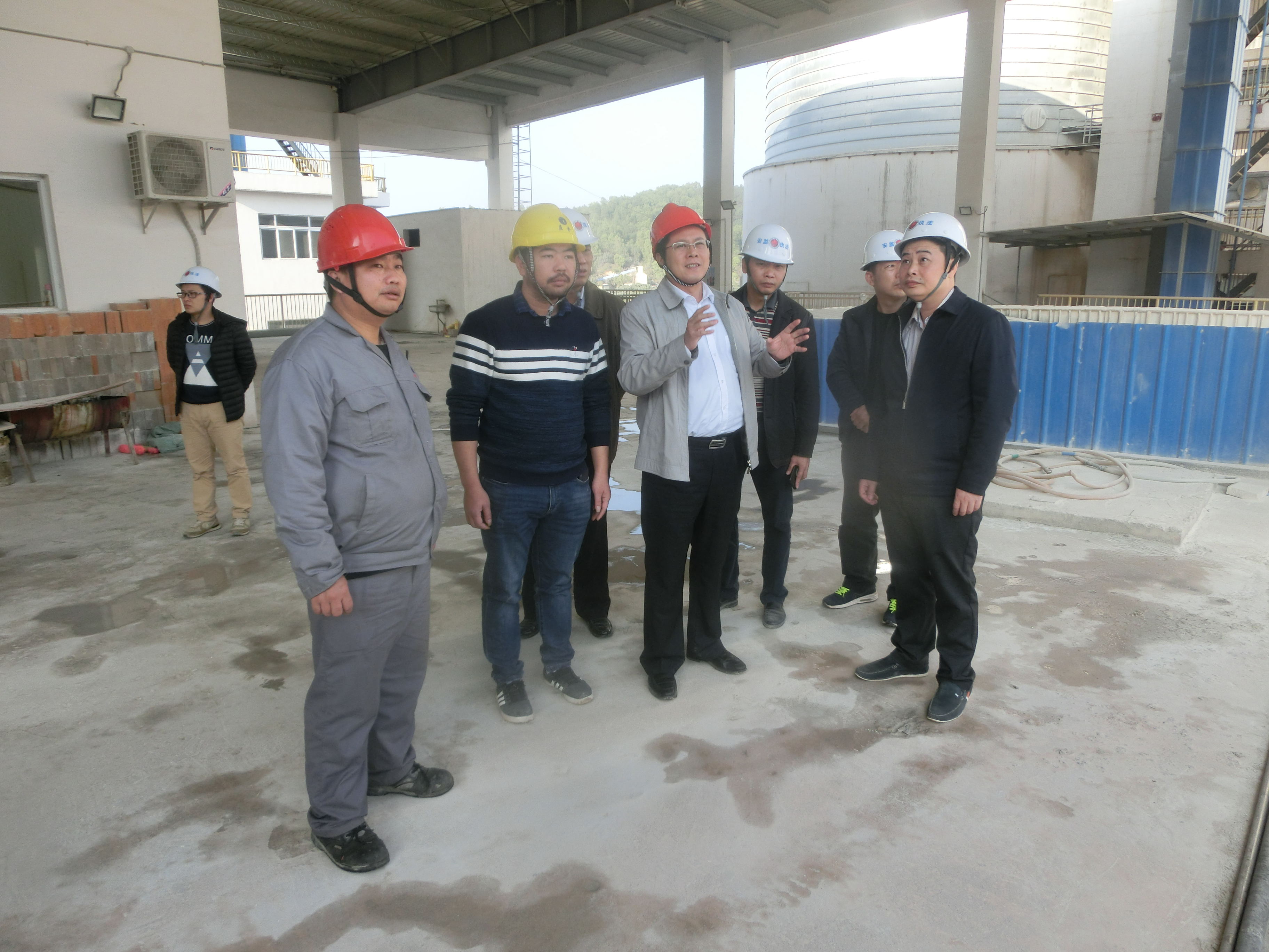 副市长郭伟旋到金鸡镇开展安全生产大检查