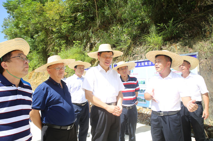 省水利厅厅长许永锞到我市调研水利工作