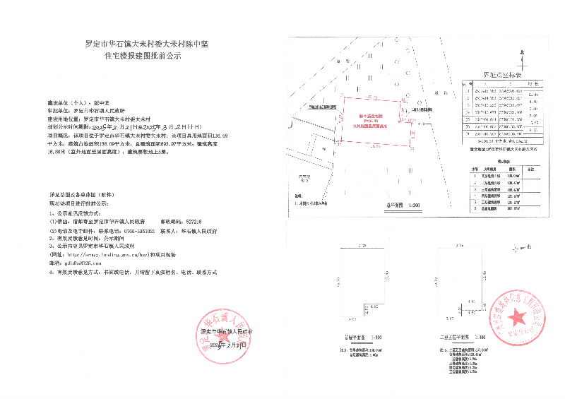 罗定市华石镇大未村委大未村陈中坚住宅楼报建图批前公示_00.png