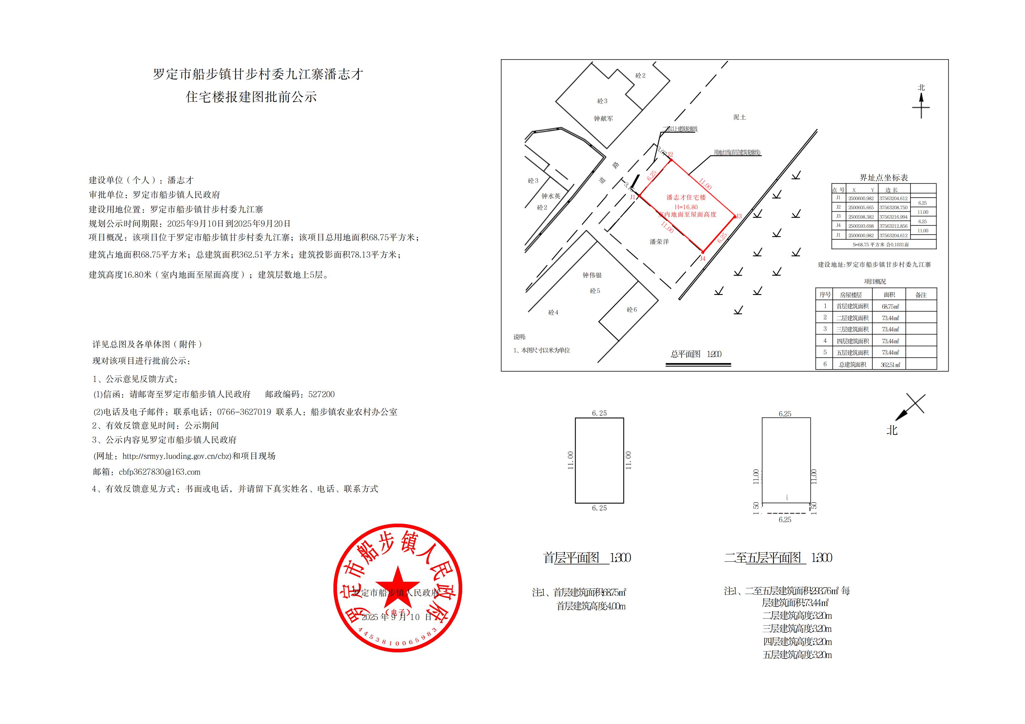 罗定市船步镇甘步村委九江寨潘志才住宅楼报建图批前公示_00.jpg