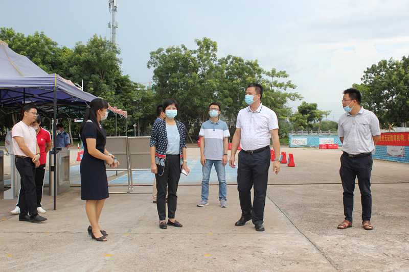 云浮市教育局局长杨东凯到罗定市调研指导疫情防控和开学准备等相关