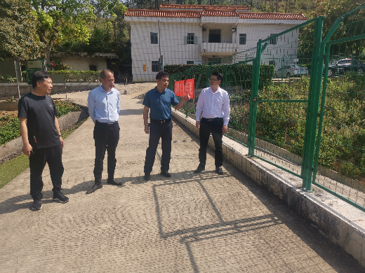 罗定市副市长唐民应到围底镇检查指导水库防汛备汛工作